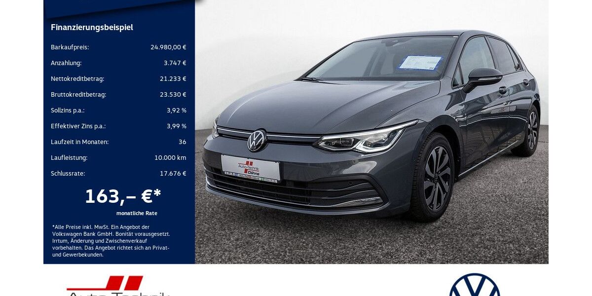 VW Golf 50.328 km 24.980 &euro; Wittenberge 19322