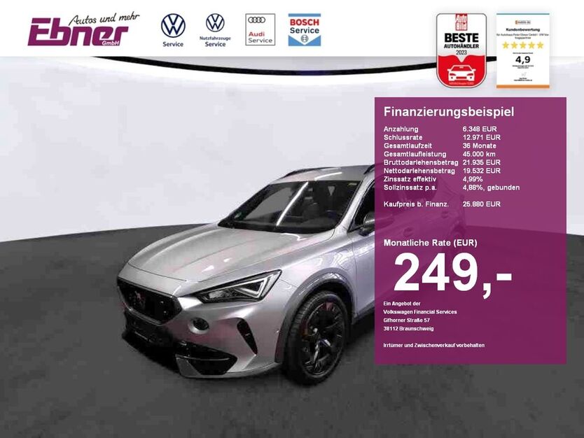 Cupra Formentor 39.600 km 25.880 € Albbruck 79774