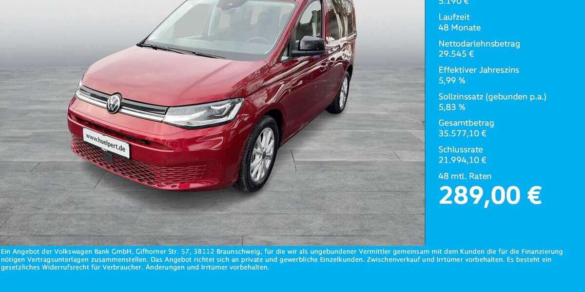 VW Caddy 7.603 km 34.735 &euro; Dortmund 44379