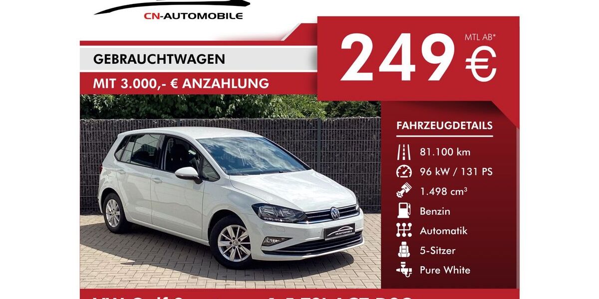VW Golf Sportsvan 81.100 km 16.990 &euro; Kirn 55606