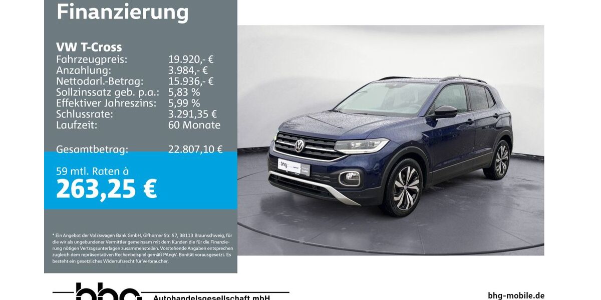 VW T-Cross 22.438 km 19.920 &euro; Balingen 72336
