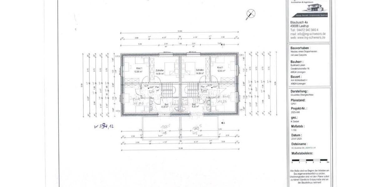 Doppelhaushälfte Löningen - 4 Zimmer, 115 m&sup2;, 350.000&euro; | Angebot:26816517