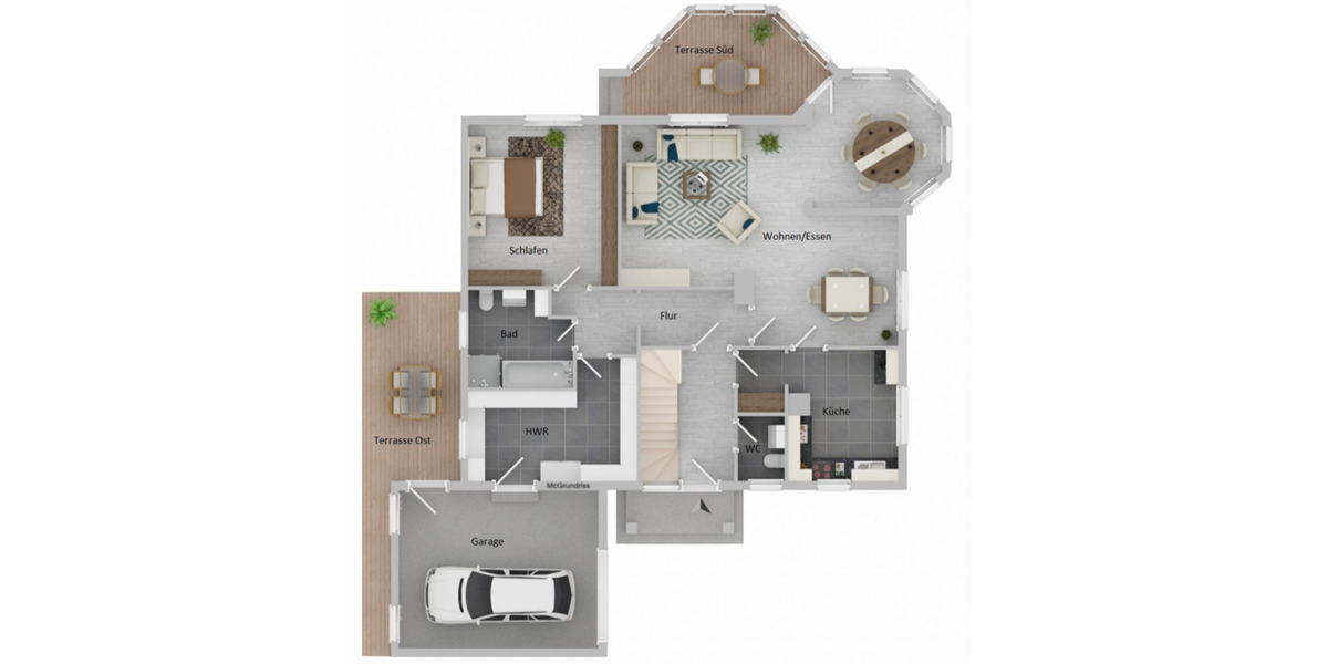 Bungalow Bad Essen - 4 Zimmer, 130 m&sup2;, 389.000&euro; | Angebot:25331916