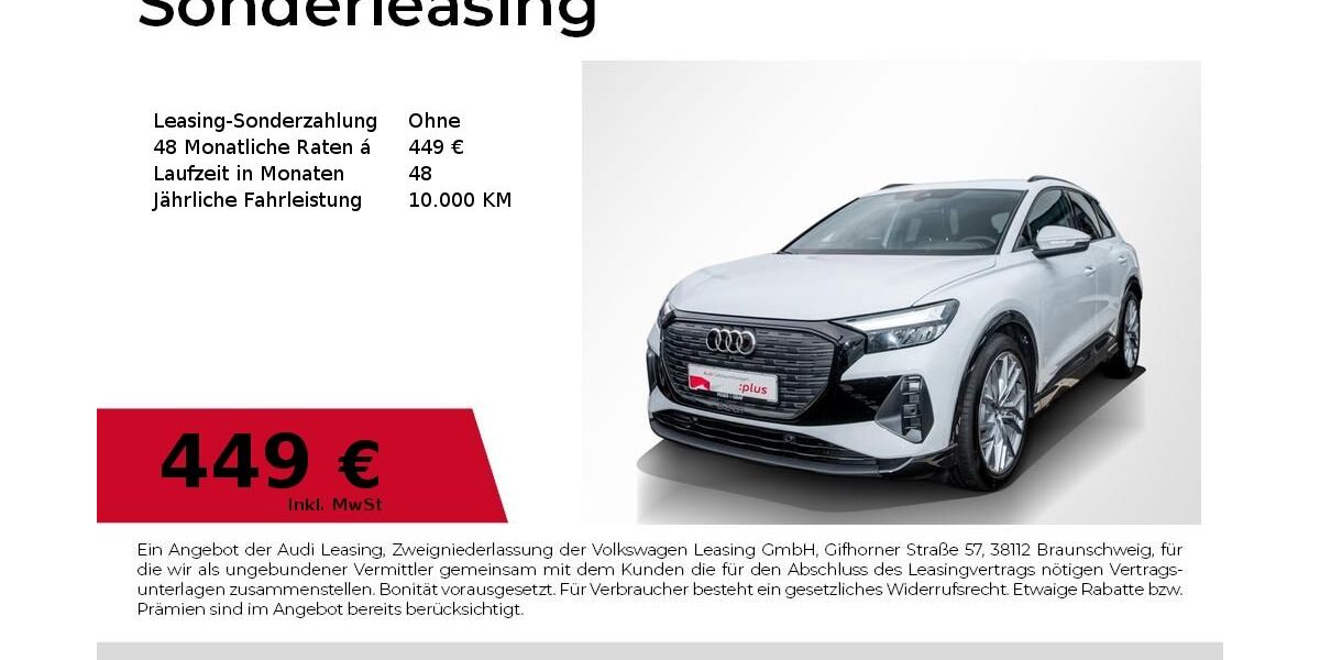 Audi Q4 8.439 km 48.990 &euro; Magdeburg 39126