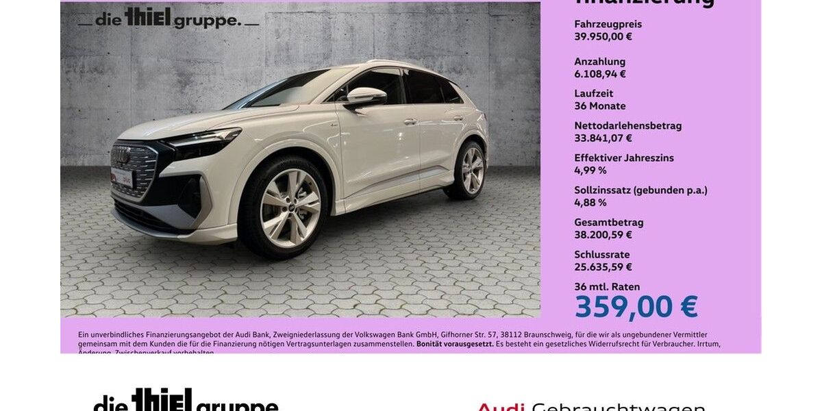 Audi Q4 e-tron 20.600 km 39.950 &euro; Paderborn 33100