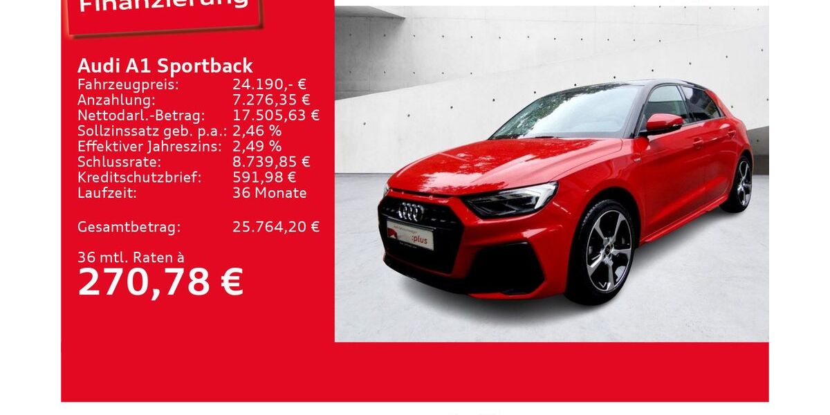 Audi A1 7.091 km 22.920 € Ulm 89073