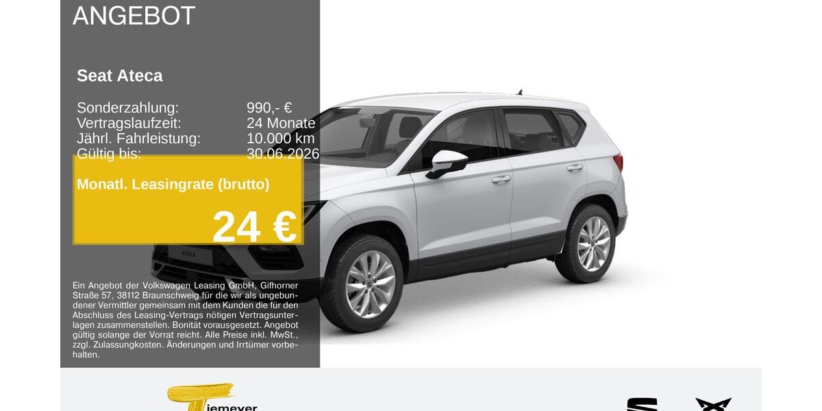 Seat Ateca 22.707 km 26.140 &euro; Hemer 58675