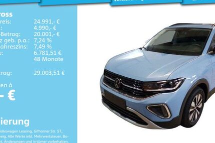 VW T-Cross 4.703 km 24.991 &euro; Mannheim 68309