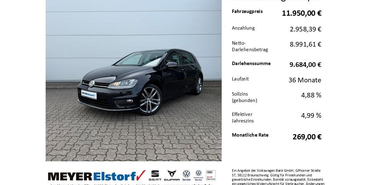VW Golf 119.700 km 11.950 &euro; Neu Wulmstorf 21629