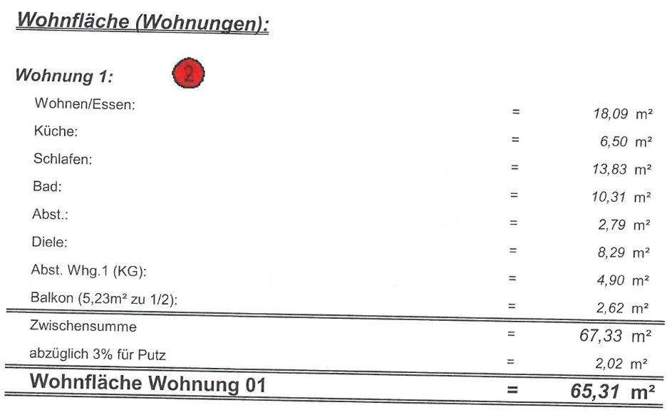 Etagenwohnung Eggermühlen - 2 Zimmer, 65 m&sup2;, 187.000&euro; | Angebot:25728029