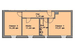 Etagenwohnung Lauta Torno - 2 Zimmer, 60 m&sup2;, 360&euro; | Angebot:25694755