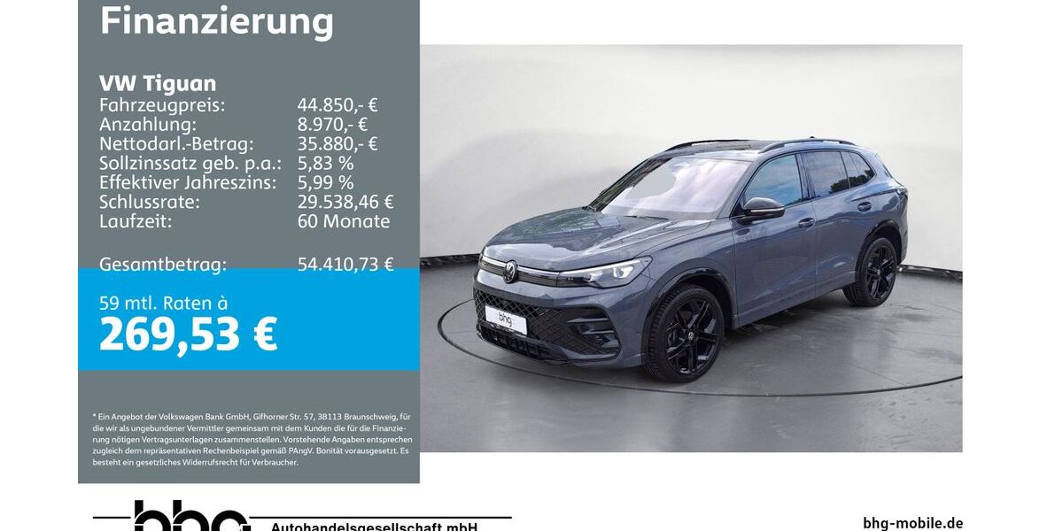VW Tiguan 32.700 km 44.850 &euro; Ettlingen 76275