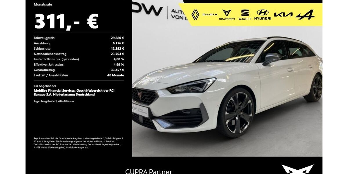 Cupra Leon 51.900 km 28.980 &euro; Heilbronn 74076