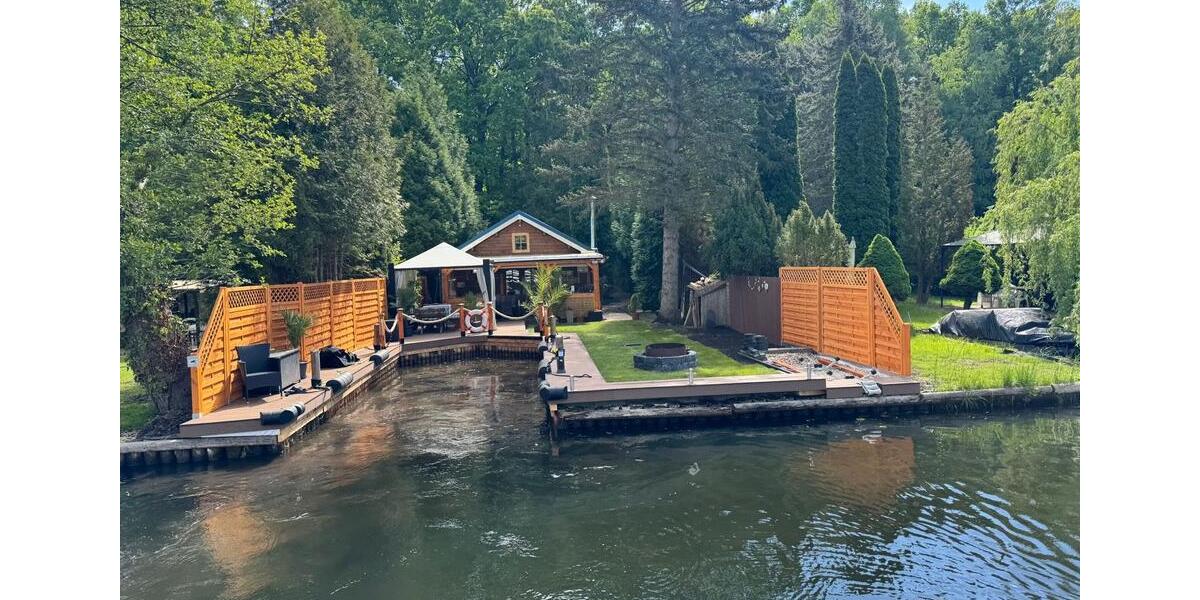 Wassergrundstück mit eig. Bootshafen in Erkner 2 zimmer