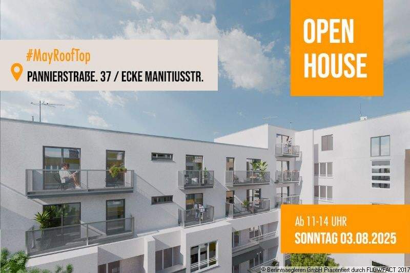 Open House 03.08. im Hotspot Kreuzkölln!! 2-Zimmer-NeubauWohnung mit Balkon nahe Maybachufer