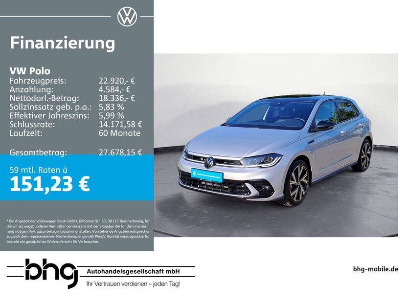 VW Polo 9.199 km 22.920 € Freiburg 79115