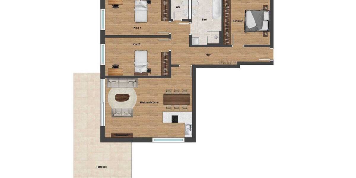 Etagenwohnung Augsburg Innenstadt - 4 Zimmer, 121 m&sup2;, 999.000&euro; | Angebot:25733525