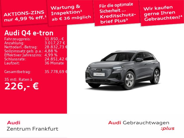 Audi Q4 e-tron 22.899 km 30.750 &euro; Frankfurt am Main 60326