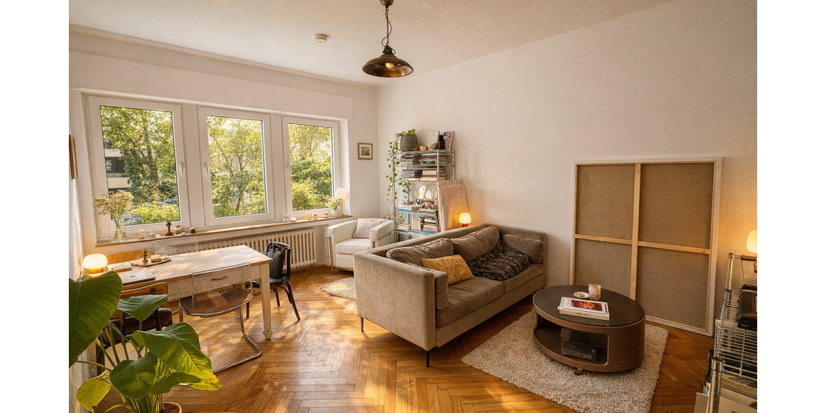 Etagenwohnung Düsseldorf Düsseltal - 2 Zimmer, 46 m&sup2;, 220.000&euro; | Angebot:26343492