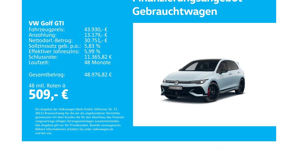 VW Golf 6.551 km 43.930 &euro; Stuttgart-Wangen 70188
