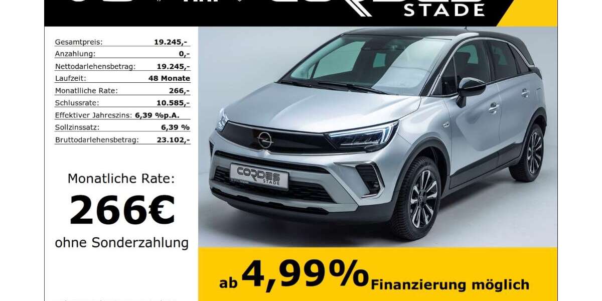 Opel Crossland 30.800 km 19.245 &euro; Stade 21680