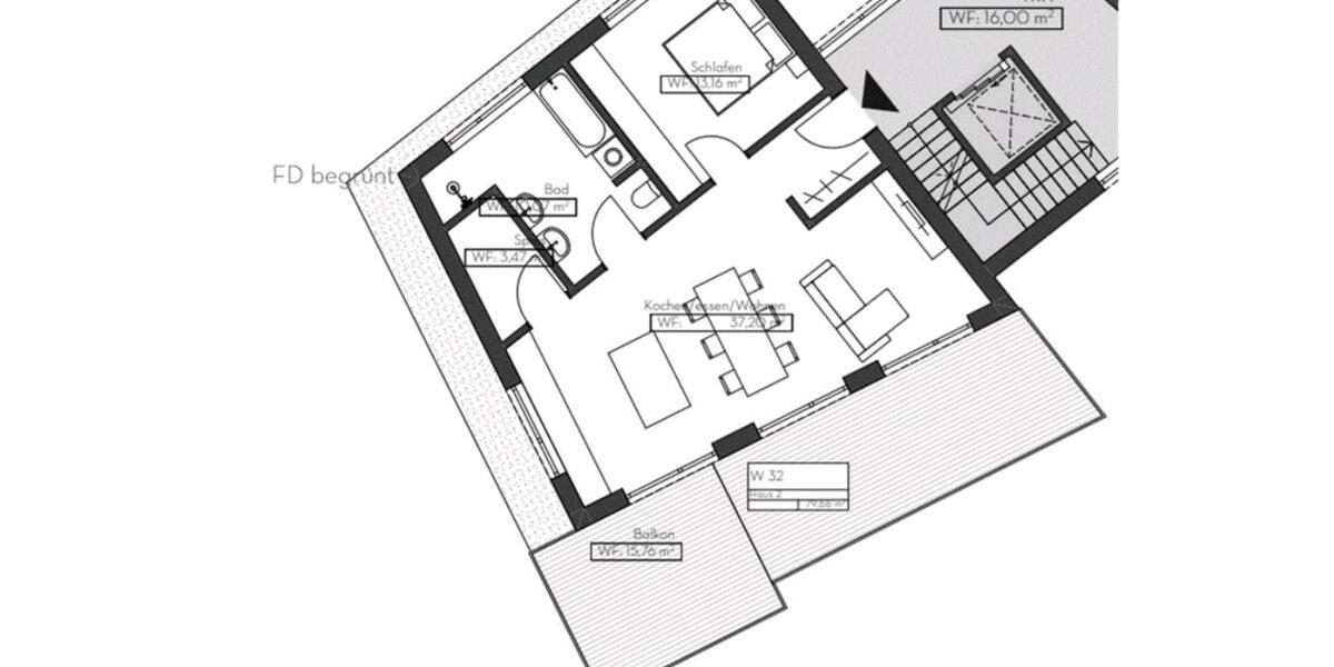 Einfamilienhaus Bad Waldsee - 2 Zimmer, 80 m&sup2;, 1.040&euro; | Angebot:26415090