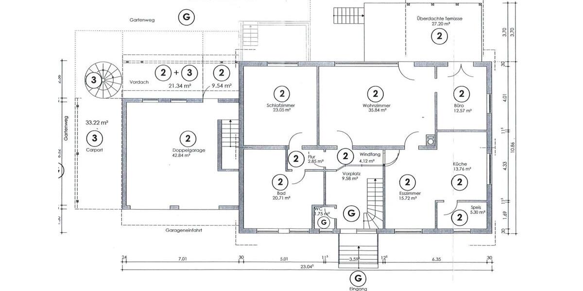 Erdgeschoßwohnung Gerabronn - 6 Zimmer, 140 m&sup2;, 289.000&euro; | Angebot:21271276