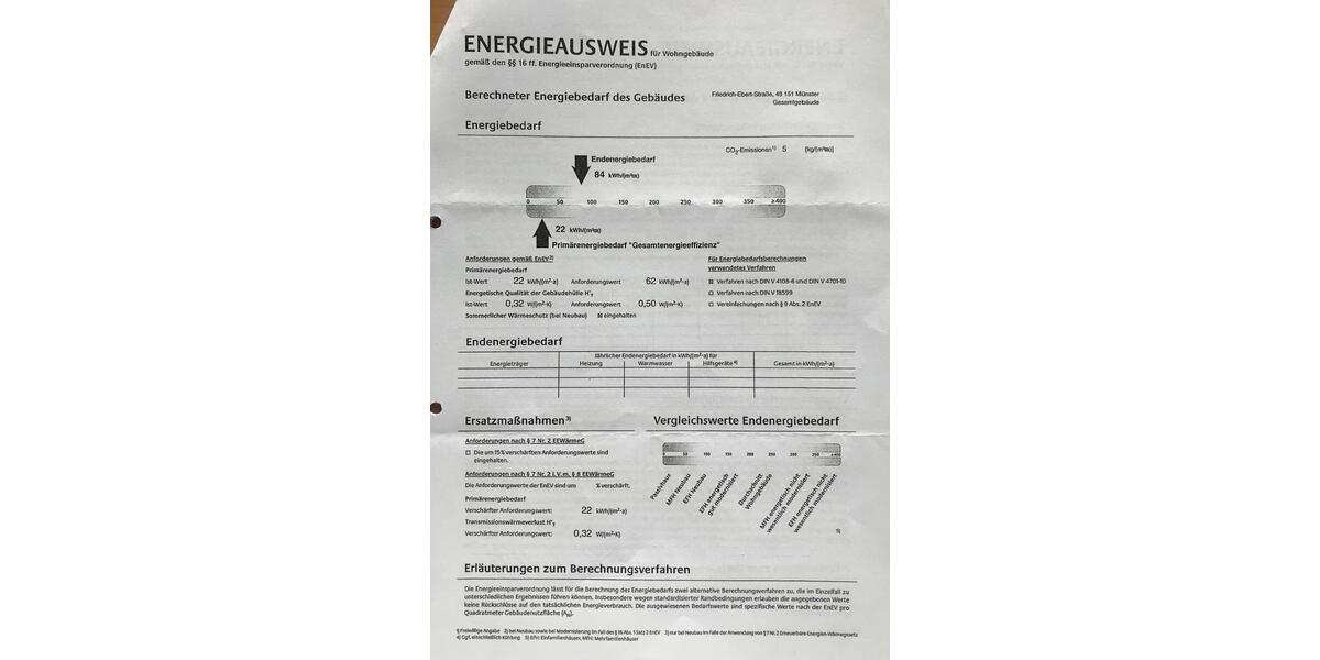 Etagenwohnung Münster Mitte-Süd - 1 Zimmer, 31 m&sup2;, 455&euro; | Angebot:26675456