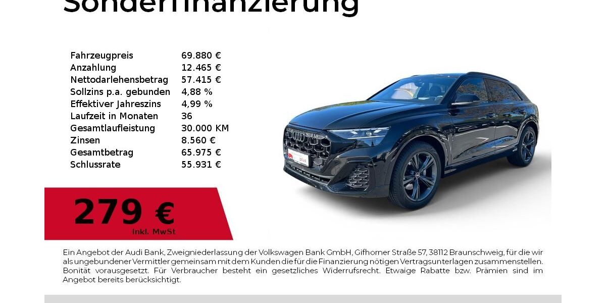 Audi Q8 7.390 km 69.880 &euro; Dessau-Roßlau 06844