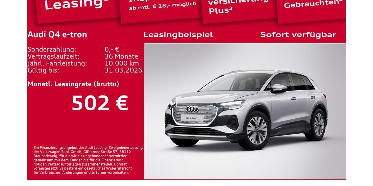 Audi Q4 e-tron 8.100 km 43.100 &euro; Berlin 10587
