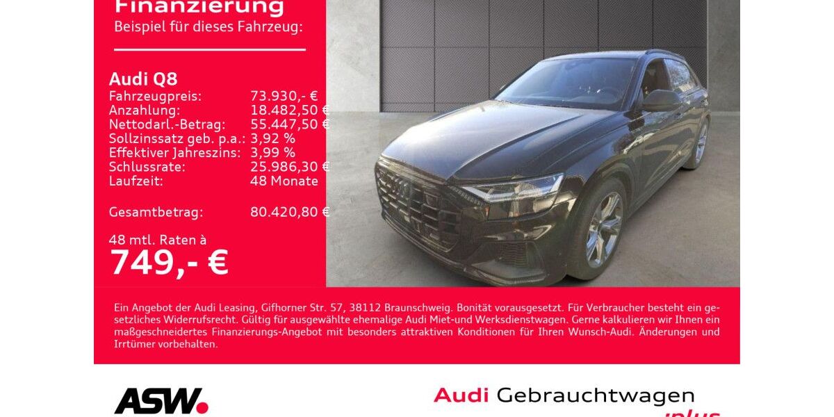 Audi Q8 46.200 km 73.930 &euro; Heilbronn 74074
