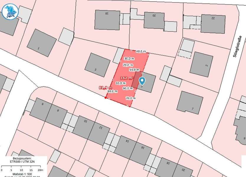 Grundstück zu verkaufen in Altmühldorf 254.880 € 360 m² zimmer