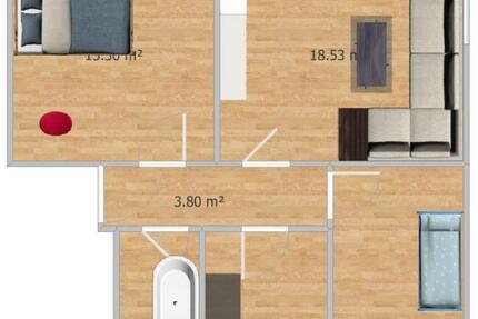 Möblierte 3-Zi.-Whg, 61m², Internet, Küche, WaschmaschineWallbox 3 zimmer