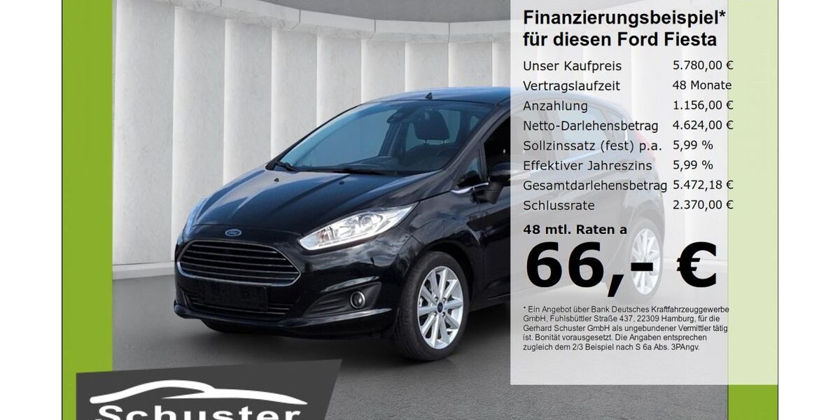 Ford Fiesta 114.760 km 5.580 &euro; Ruhstorf 94099