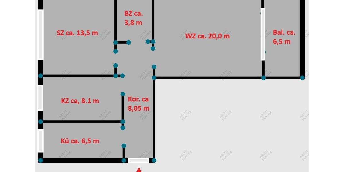 Etagenwohnung Burghausen - 3 Zimmer, 67 m&sup2;, 199.000&euro; | Angebot:26612946
