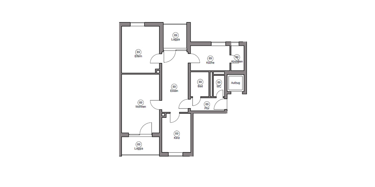 Etagenwohnung Unterschleißheim - 3 Zimmer, 86 m&sup2;, 1.440&euro; | Angebot:26350206