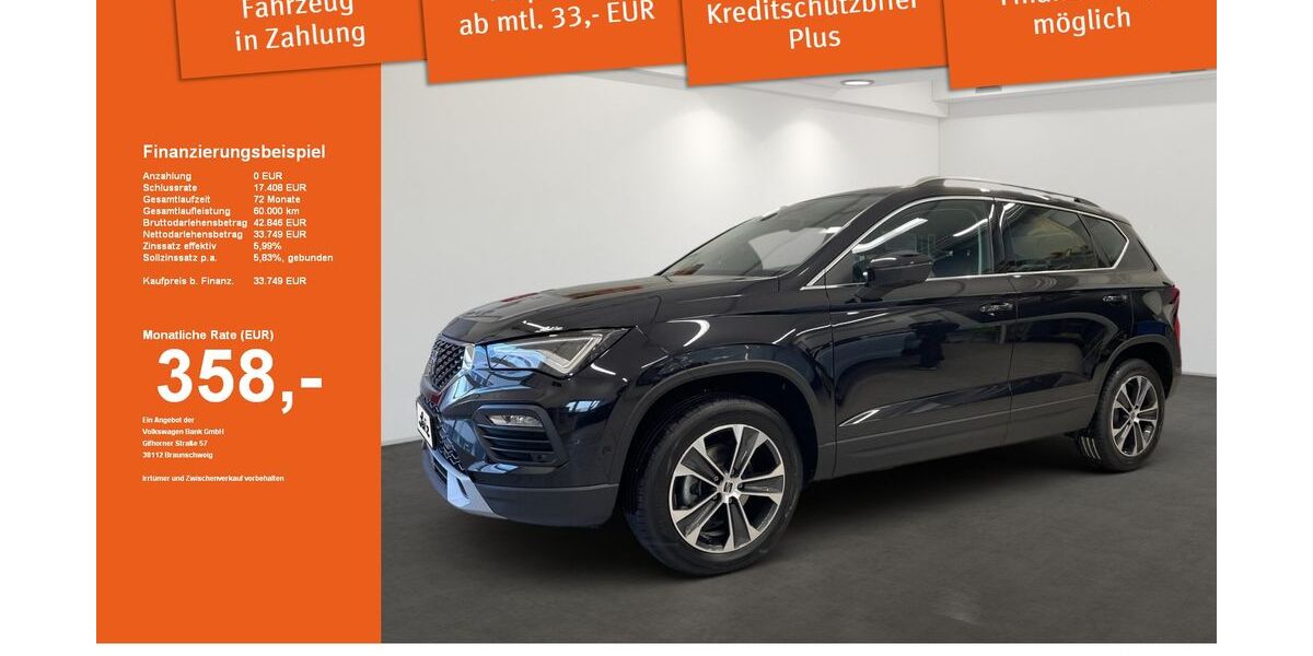 Seat Ateca 9.710 km 33.399 &euro; Kempten 87437