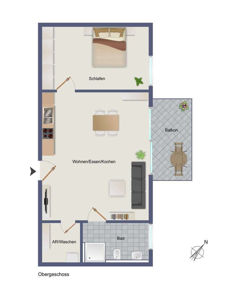 Wohnung zum Kaufen in Ellwangen 249.100 € 59.31 m²