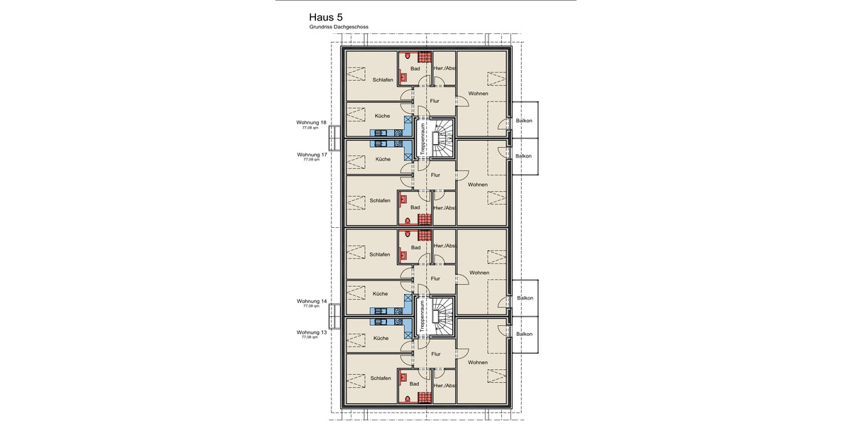 Etagenwohnung Klixbüll - 2 Zimmer, 80 m&sup2;, 245.000&euro; | Angebot:26346411