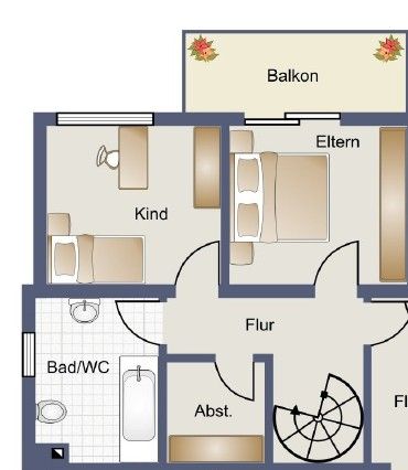 Daaden Mietwohnung 3ZKB 105qm Einbauküche Terrasse Balkon Wohnung - Maisonettenwohnung Daaden | Angebot:26247319