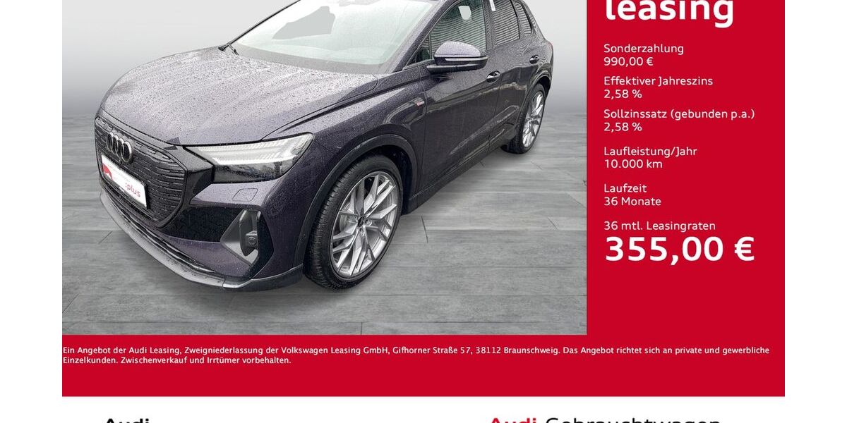 Audi Q4 e-tron 6.478 km 41.811 &euro; Dortmund 44143