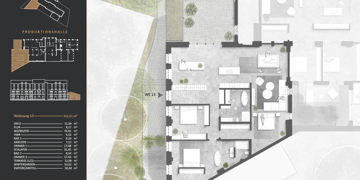 Etagenwohnung Kassel / West West - 5 Zimmer, 311 m&sup2;, 2.029.000&euro; | Angebot:20959970