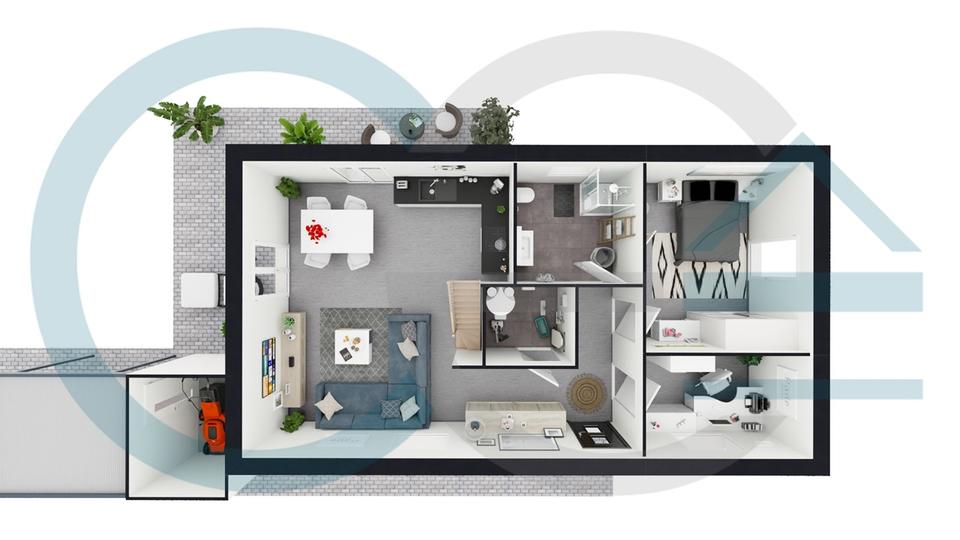 Einfamilienhaus Liebenau - 3 Zimmer, 71 m&sup2;, 630&euro; | Angebot:25870543