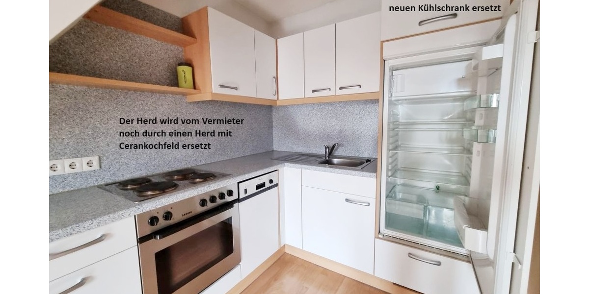 Schöne 3-Zi-Whg - FÜR MAXIMAL 2 PERSONEN -Einbauküche – Tageslichtbad – Wiesengrund in Laufweite zimmer