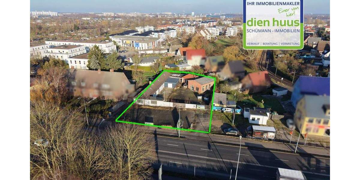 Gewerbegrundstück mit Baugenehmigung für ein Mehrfamilienhaus inkl. Planung in Top-Lage in Rostock zimmer