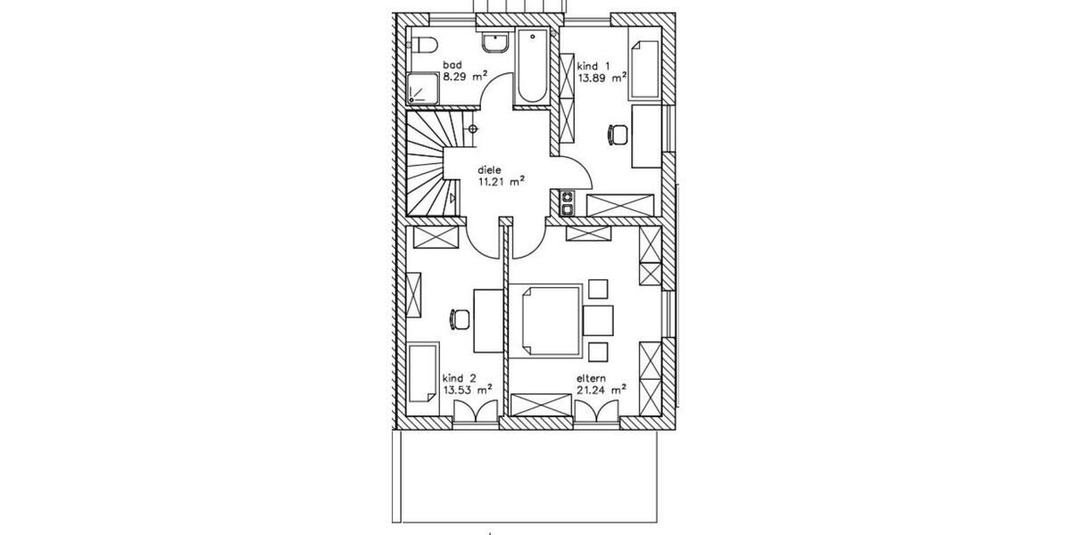 Doppelhaushälfte Simbach - 5 Zimmer, 157 m&sup2;, 1.350&euro; | Angebot:25791493