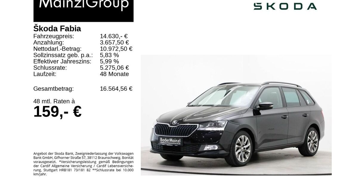 Skoda Fabia 70.170 km 14.630 &euro; Feldkirchen/Westerham 83620