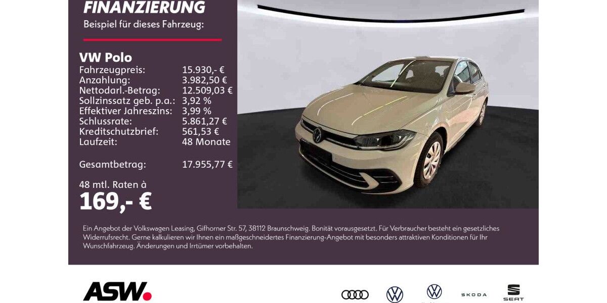 VW Polo 80.250 km 15.930 &euro; Weinsberg 74189