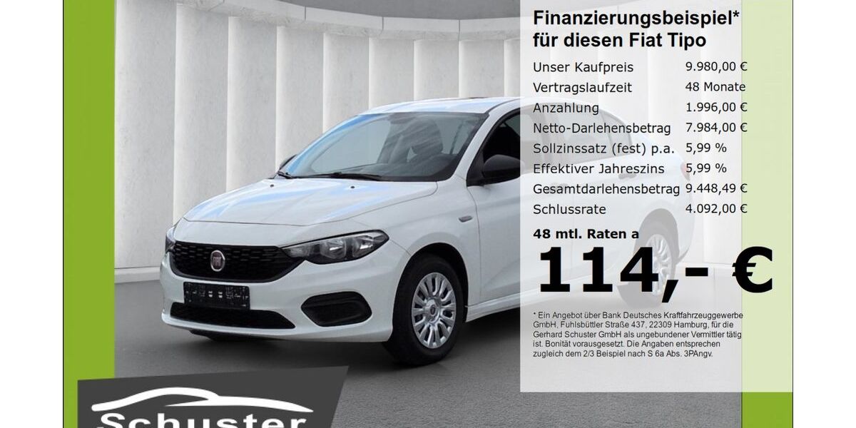 Fiat Tipo 42.340 km 9.980 &euro; Ruhstorf 94099