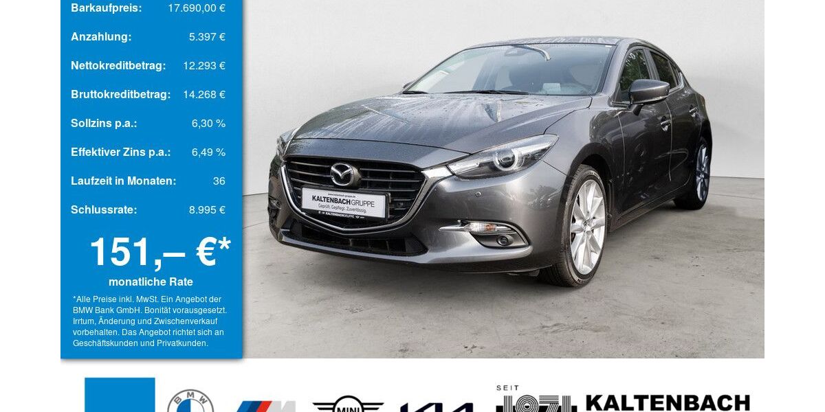Mazda 3 46.092 km 17.690 &euro; Wiehl 51674